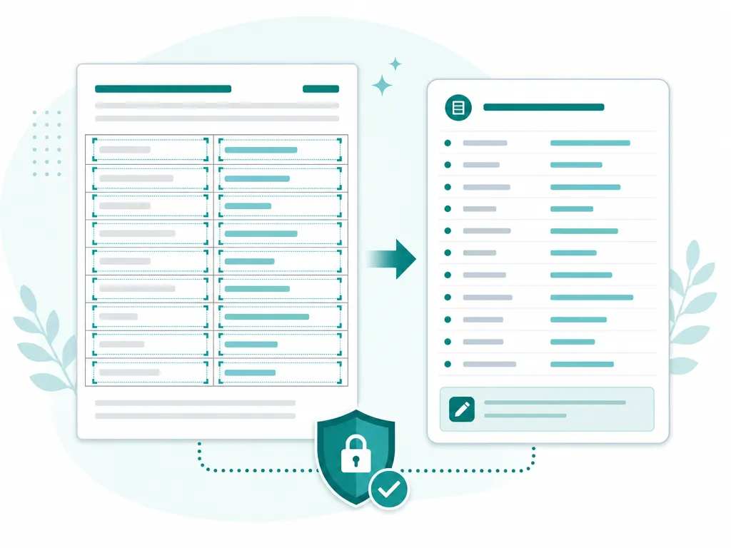 Extraer Texto de Imagen: un ejemplo convertido a texto editable en el dispositivo con SafeOCR