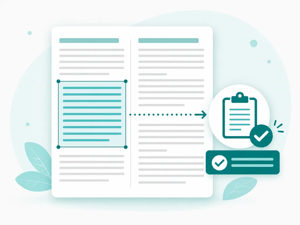 Copiar Texto de Imagem: um exemplo convertido em texto editável no dispositivo com SafeOCR